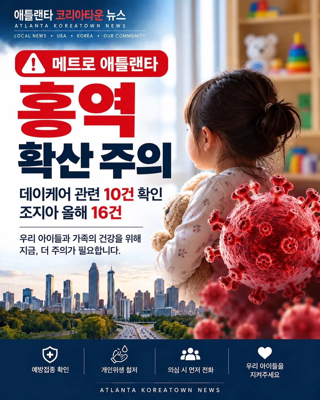 메트로 애틀랜타 홍역 집단발병…조지아 올해 16건 확인 1/7